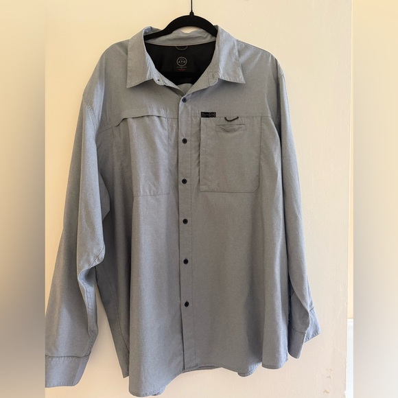 Wrangler Other - Gray Button-Up Shirt